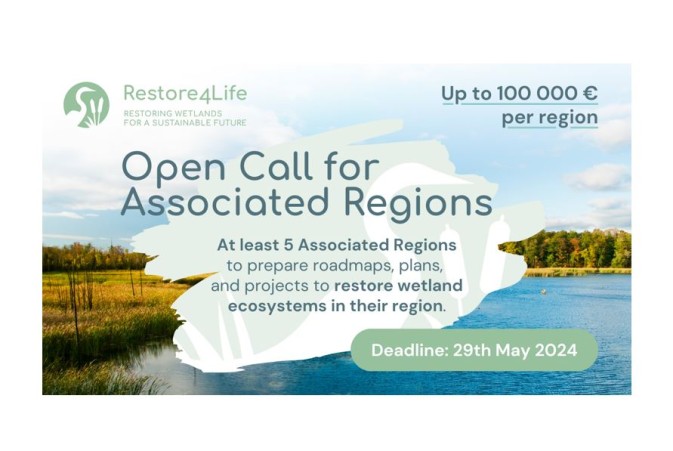 Apply now: The Restore4Life call for associated regions open by 29 May 2024