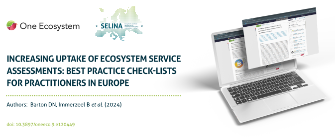 A SELINA-supported journal article presents best practice checklists to boost ecosystem service assessments in Europe