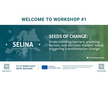 SELINA Workshop #1 is just around the corner