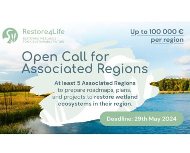 Apply now: The Restore4Life call for associated regions open by 29 May 2024